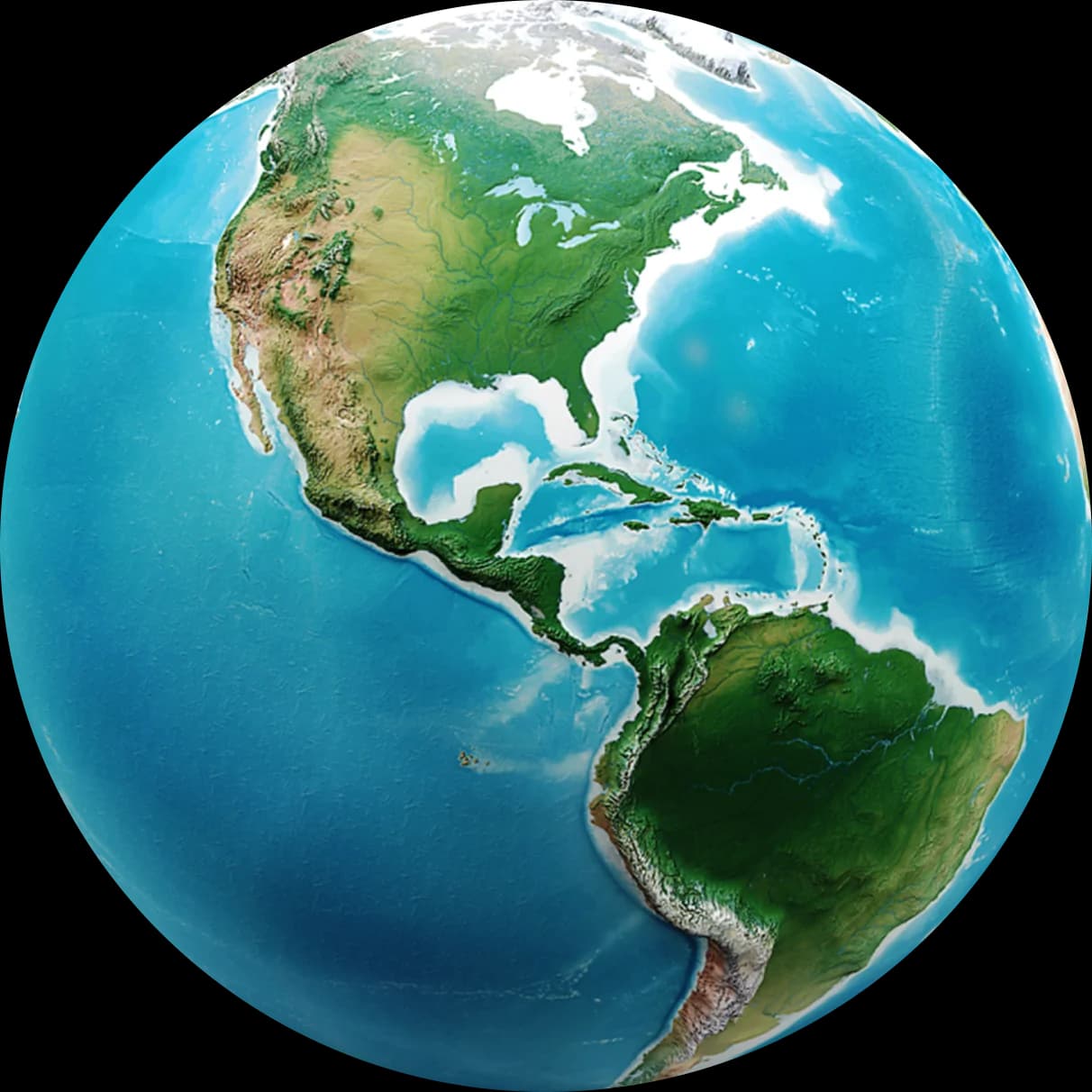 Illustration of Earth showing global network coverage